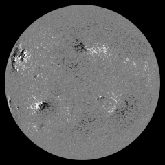 Image of Sun's magnetic field