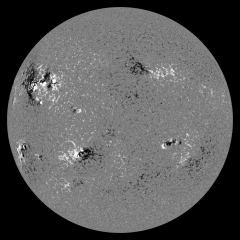 Image of Sun's magnetic field