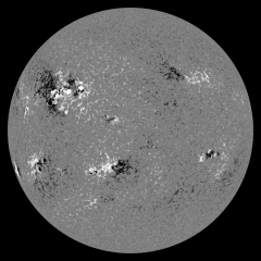 Image of Sun's magnetic field