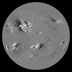 Image of Sun's magnetic field