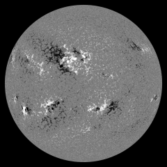 Image of Sun's magnetic field