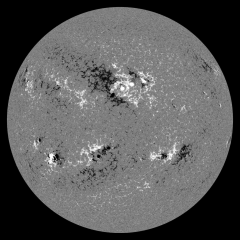 Image of Sun's magnetic field