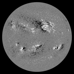 Image of Sun's magnetic field