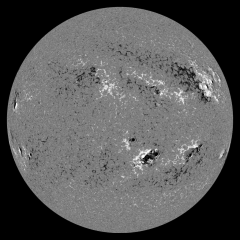 Image of Sun's magnetic field