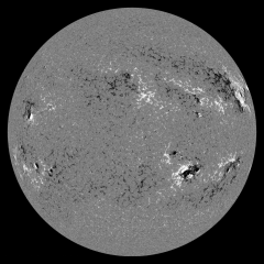 Image of Sun's magnetic field