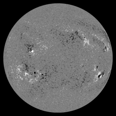 Image of Sun's magnetic field