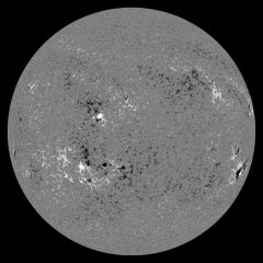 Image of Sun's magnetic field