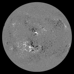 Image of Sun's magnetic field