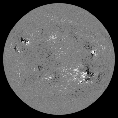 Image of Sun's magnetic field