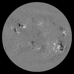 Image of Sun's magnetic field