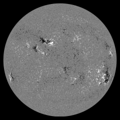 Image of Sun's magnetic field