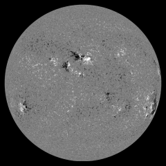 Image of Sun's magnetic field