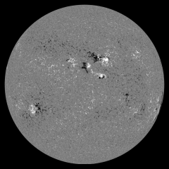 Image of Sun's magnetic field