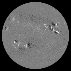 Image of Sun's magnetic field