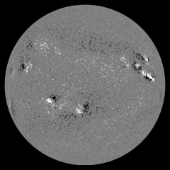 Image of Sun's magnetic field