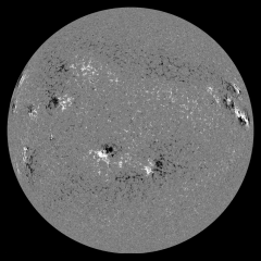 Image of Sun's magnetic field