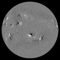 Image of Sun's magnetic field