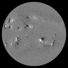 Image of Sun's magnetic field