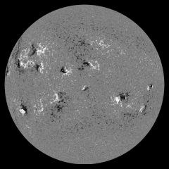 Image of Sun's magnetic field