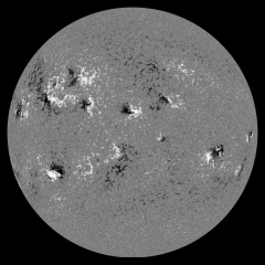 Image of Sun's magnetic field