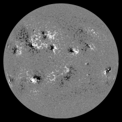 Image of Sun's magnetic field