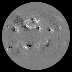 Image of Sun's magnetic field