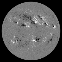 Image of Sun's magnetic field