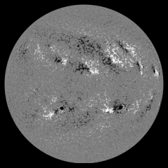 Image of Sun's magnetic field