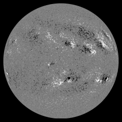 Image of Sun's magnetic field