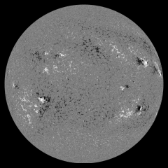 Image of Sun's magnetic field