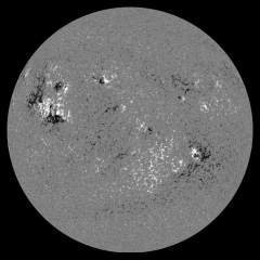 Image of Sun's magnetic field