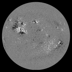 Image of Sun's magnetic field