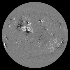 Image of Sun's magnetic field