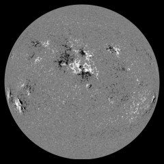 Image of Sun's magnetic field