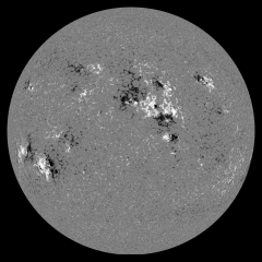 Image of Sun's magnetic field