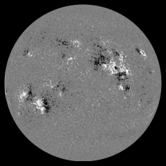 Image of Sun's magnetic field