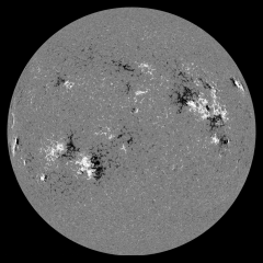 Image of Sun's magnetic field