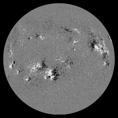 Image of Sun's magnetic field