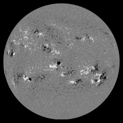 Image of Sun's magnetic field