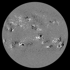 Image of Sun's magnetic field