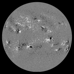 Image of Sun's magnetic field