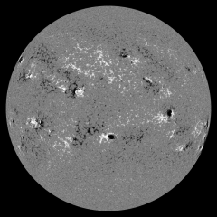 Image of Sun's magnetic field