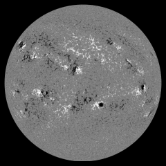 Image of Sun's magnetic field