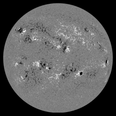 Image of Sun's magnetic field