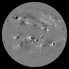 Image of Sun's magnetic field