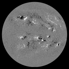 Image of Sun's magnetic field