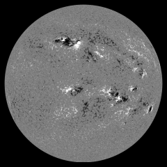 Image of Sun's magnetic field