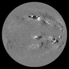 Image of Sun's magnetic field