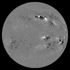 Image of Sun's magnetic field