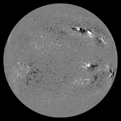 Image of Sun's magnetic field